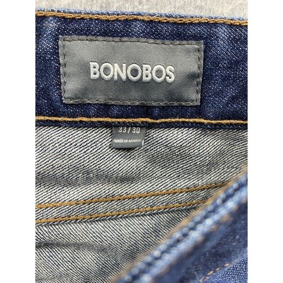 Bonobos Jeans Mens 33x30 (Fits 32x29) Denim The Blue Jean Classic Pants - Picture 6 of 11